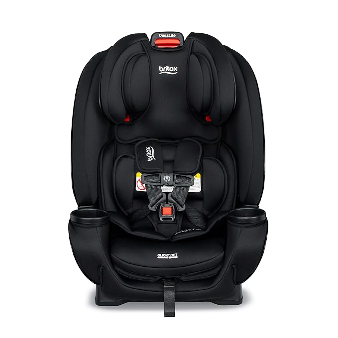 Britax One4Life Convertible Car Seat, 10 Years of Use from 5 to 120 Pounds, Converts from Rear-Facing Infant Car Seat to Forward-Facing Booster Seat, Machine-Washable Fabric, Onyx