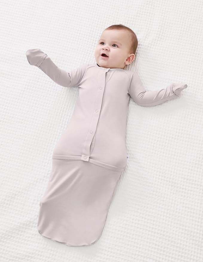 Baby Nightgowns Sleeper Gown Newborn Long Sleeve Pajama Gowns Unisex Viscose from Bamboo Infant Sleepwear