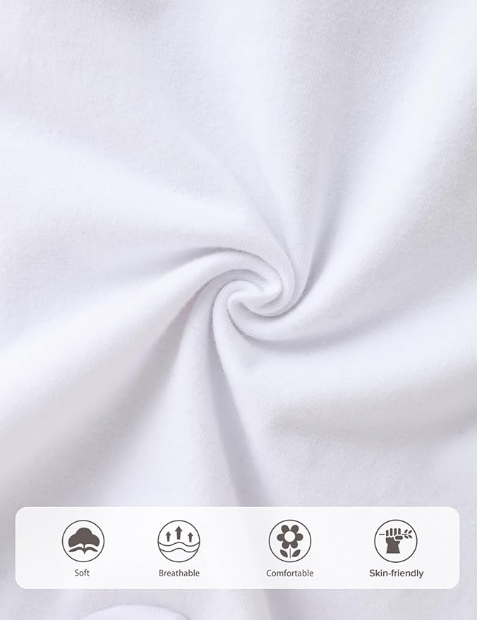 Baby Girl Clothes Patter&Letter Baby Girl Romper with Bow Hat&Headband and Gloves 4Pcs Baby Girl Coming Home Outfit