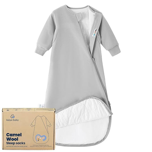 Unisex Sleeping Bag for Babies and Toddlers 1.0 Tog Sleep Sack 6-18Months, Newborn Sleep Sack, Wearable Blanket Baby, One piece Long sleeves, Gifts for Baby