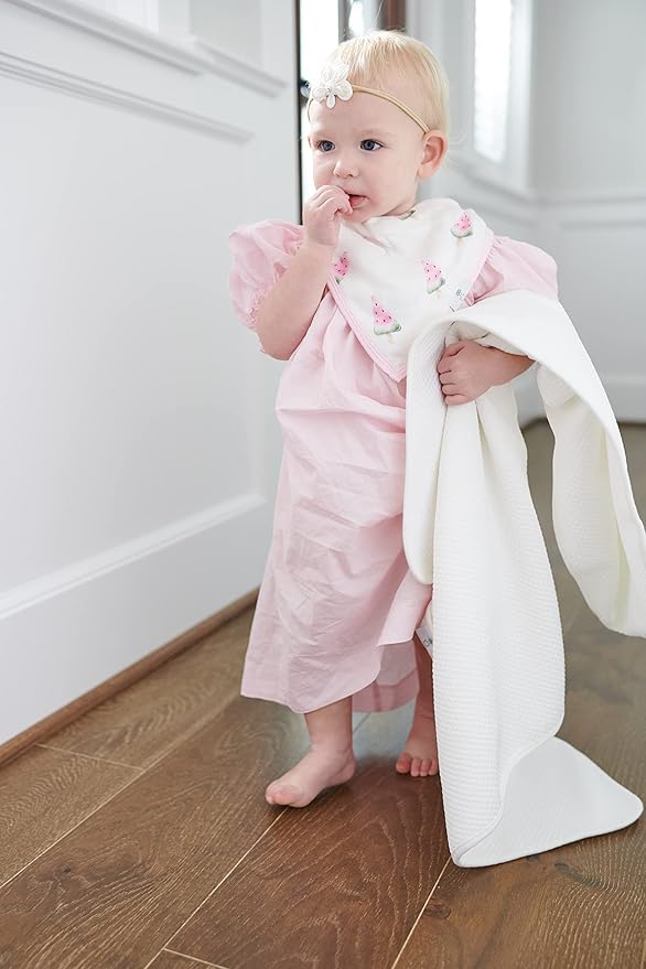 GooseWaddle Luxury Knit Baby Blanket (30”x40”), Premium Comfort from Ultra Soft Fabrics That Get Softer with Use, Perfect for Any Infant Nursery, Boy or Girl, Machine Washable (Mint)