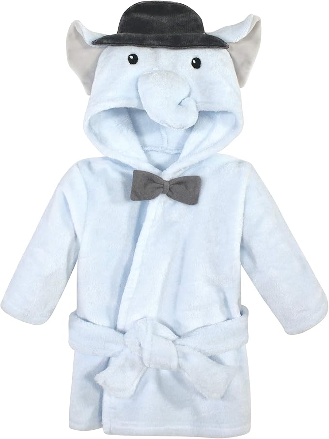Hudson Baby Unisex Baby Plush Animal Face Bathrobe