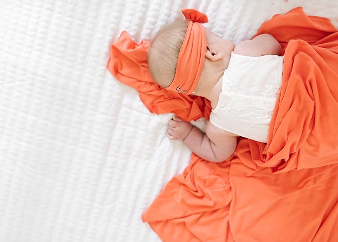 Copper Pearl Baby Swaddle Blanket - Premium Knit Baby Blanket, Large Soft Stretchy Receiving Blankets for Baby Boy and Girl, Swaddles for Newborn, Infant, and Toddler (Stella)