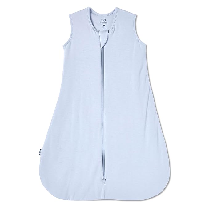 HALO Sleepsack Supersoft Wearable Blanket, Viscose Made from Bamboo, Sleeping Bag for Babies, 1.5 TOG, 18 β 24 Months, X-Large, Blue Fog