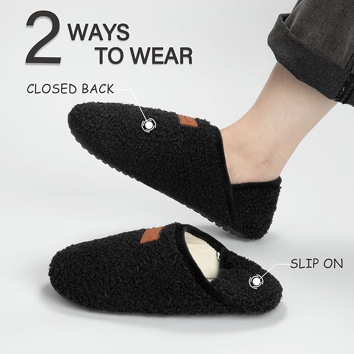 ATHMILE House Slippers for Women Men Indoor Barefoot Slippers Socks Furry Slip on House Shoes Cozy Comfy for Home Bedroom Travel Yoga