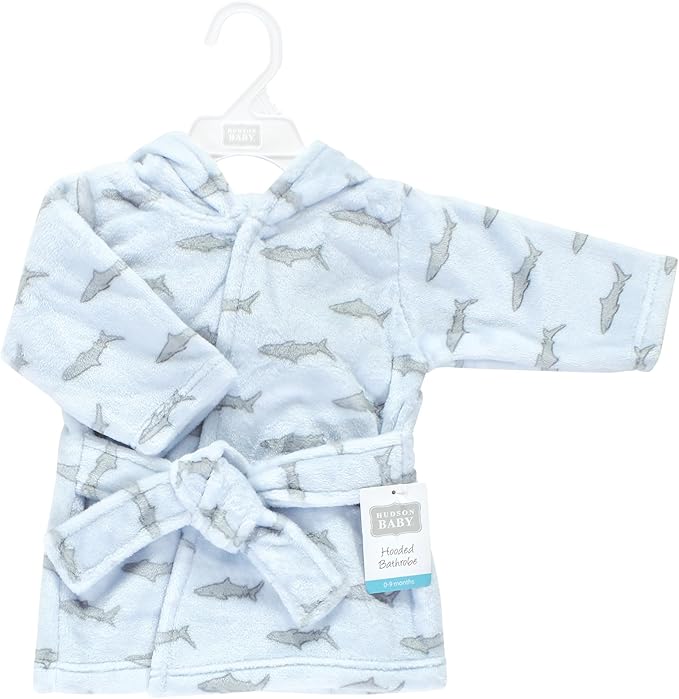 Hudson Baby Unisex Baby Plush Animal Face Bathrobe