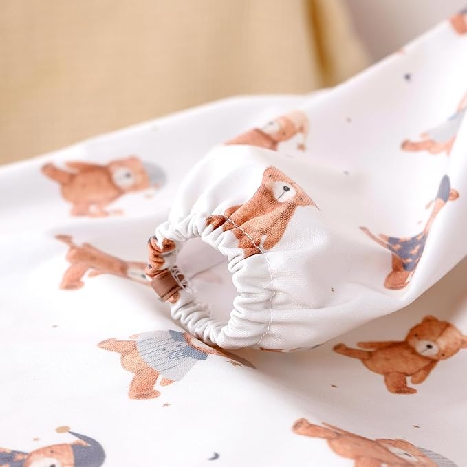 Long Sleeve Baby Bib-Mess Proof Baby Feeding Bibs with Adjustable Design for Babies during Eating or Highchair