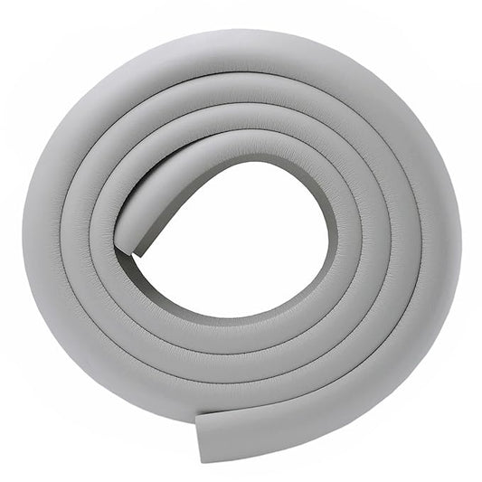 M2cbridge L Shape Extra Thick Furniture Table Edge Protectors Foam Baby Safety Bumper Guard 6.5 Ft (Grey)
