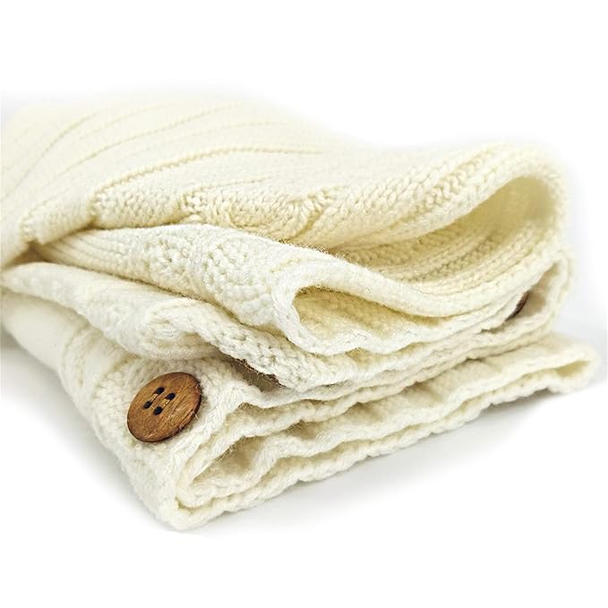 XMWEALTHY Newborn Baby Wrap Swaddle Blanket Knit Sleeping Bag Sleep Sack Stroller Wrap for Baby(Beige) (0-6 Month)