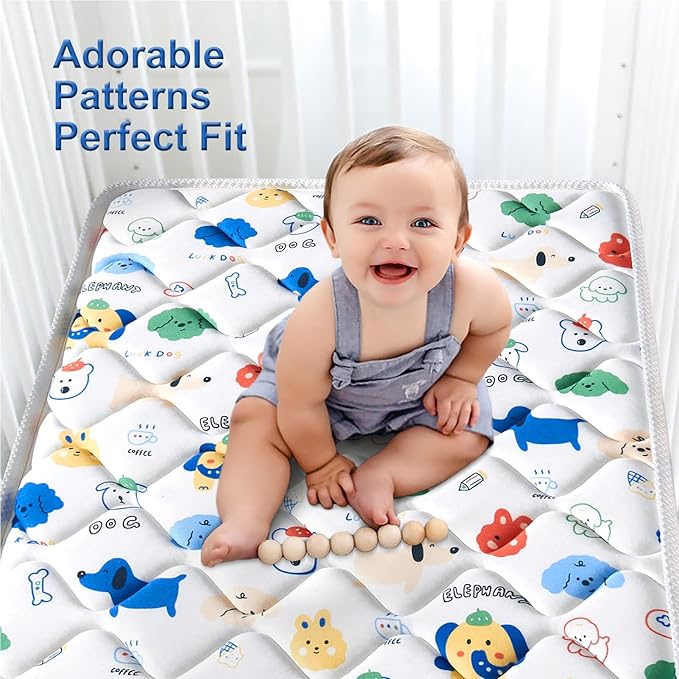 Premium Crib Mattress and Toddler Mattress 52" x 27.6" x 5",Firm,Breathable Hypoallergenic for Standard Cribs and Toddler Bed