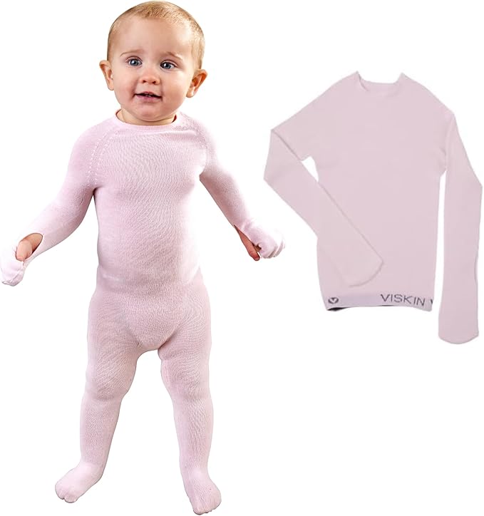 Viskin Baby Seamless Tops with Cooling Viscose Fibre - Gentle Under Layer Tops for Boys and Girls - Skin Comfort - 1-2 Years