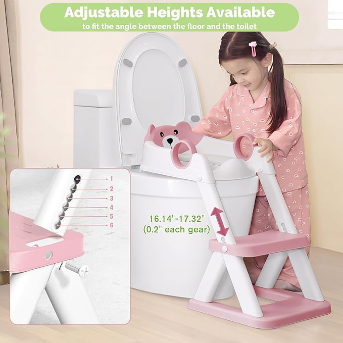 Training Toilet Ladder, Multi-Use, Convenient and Suitable for Most Situations,Girls, Boys