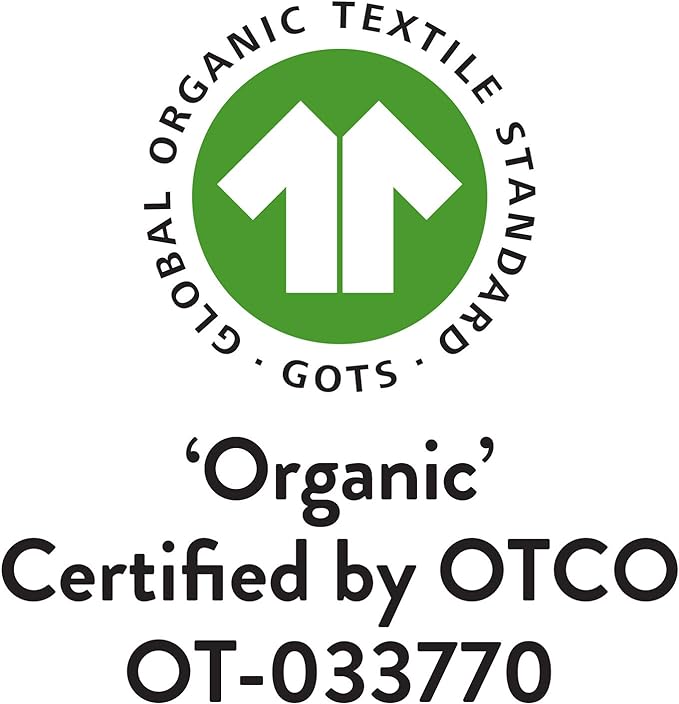HonestBaby 5-Pack Long Sleeve T Shirts 100% Organic Cotton for Toddler, Little Kids Boys, Girls