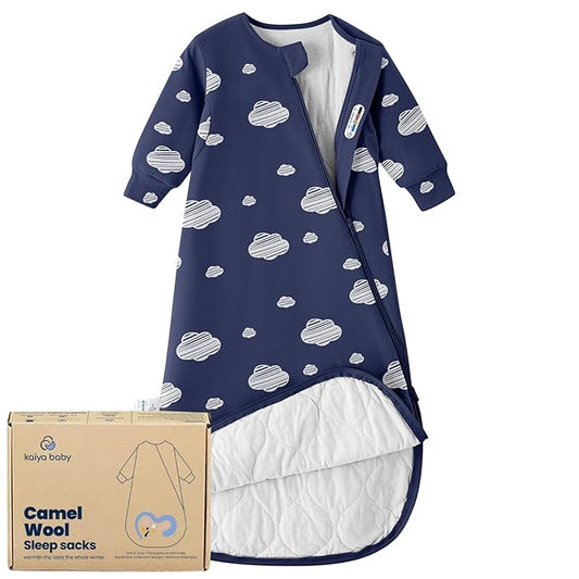 Unisex Sleeping Bag for Babies and Toddlers 1.0 Tog Sleep Sack 18-36Months, Baby Sleep Sack, Newborn Sleep Sack, Wearable Blanket Baby, One Piece Long Sleeves, Gifts for Toddlers