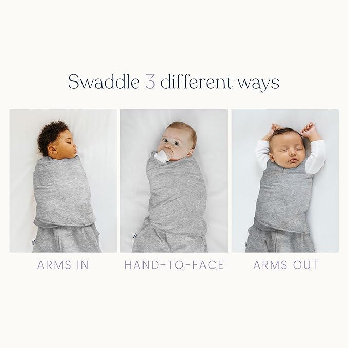 HALO 100% Cotton Sleepsack Swaddle, 3-Way Adjustable Wearable Blanket, TOG 1.5, Campsite, Small, 3-6 Months