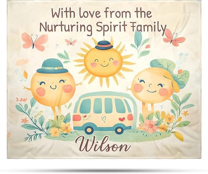 Ship Next Day, Personalized Baby Blanket for Boys Girls - Printed in USA, Custom Baby Blanket with Name Super Soft Plush Flannel, Easter Christmas Brithday Gifts for Baby Shower Kids Toddlers Newborn