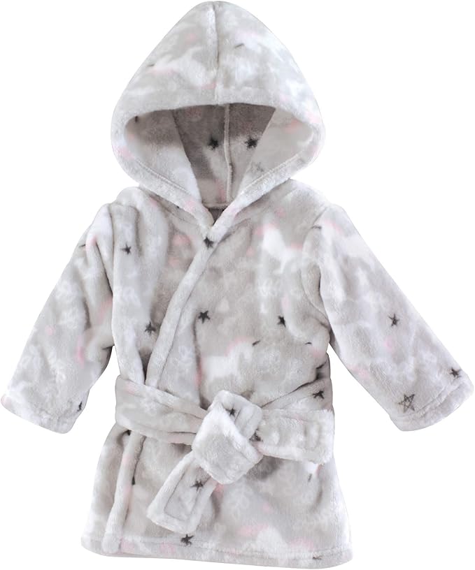 Hudson Baby Unisex Baby Plush Animal Face Bathrobe
