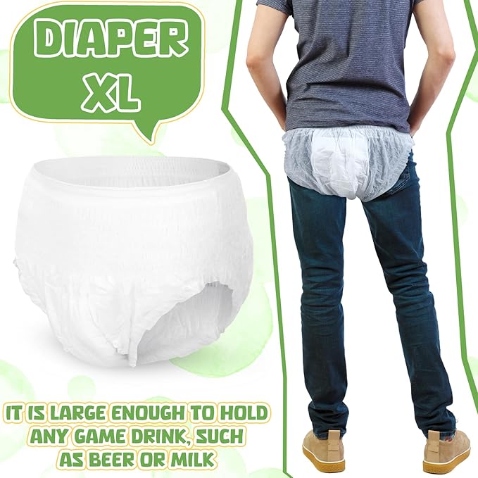 Hushee 12 Sets Funny Plastic Bottle Chug Baby Shower Games Diaper Baby Shower Game Gender Reveal Race Gifts Decoration for Adults Boys Girls (Green)