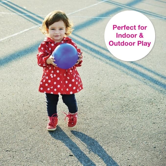 Edushape Incrediball Change-A-Color Sensory Ball - 7" Deflated Color Changing Baby Ball Helps Enhance Gross Motor Skills for Kids