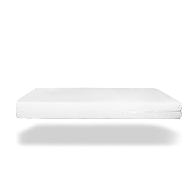 BUNDLE OF DREAMS Flagship 5" Organic Cotton Cover 2 Stage Mini Crib Mattress, 100% Breathable, Hypoallergenic, Non-Toxic for Portable Cribs or Mini Cribs