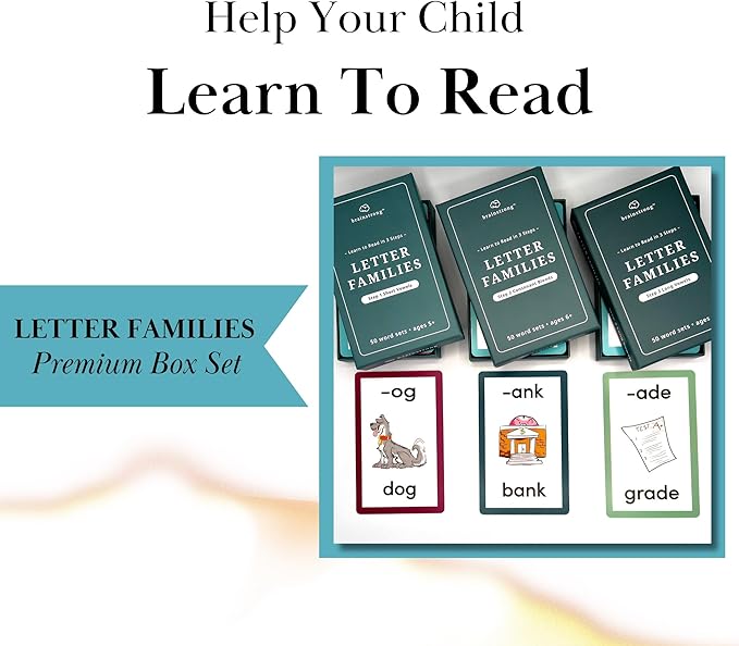 1150 Phonics and Sight Words | Ages 5-8 | 350 Learn to Read Flashcards | Boost Reading Ability | Kindergarten 1st 2nd Grade | Beginning to Advanced Words | Brainstrong Premium 2 Box Set