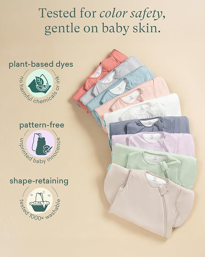 Supersoft Sleep Sack 1.0 TOG, Premium Bamboo Viscose Baby Sleeping Bag 2-Way Zipper Sleep Sack Baby Wearable Blanket