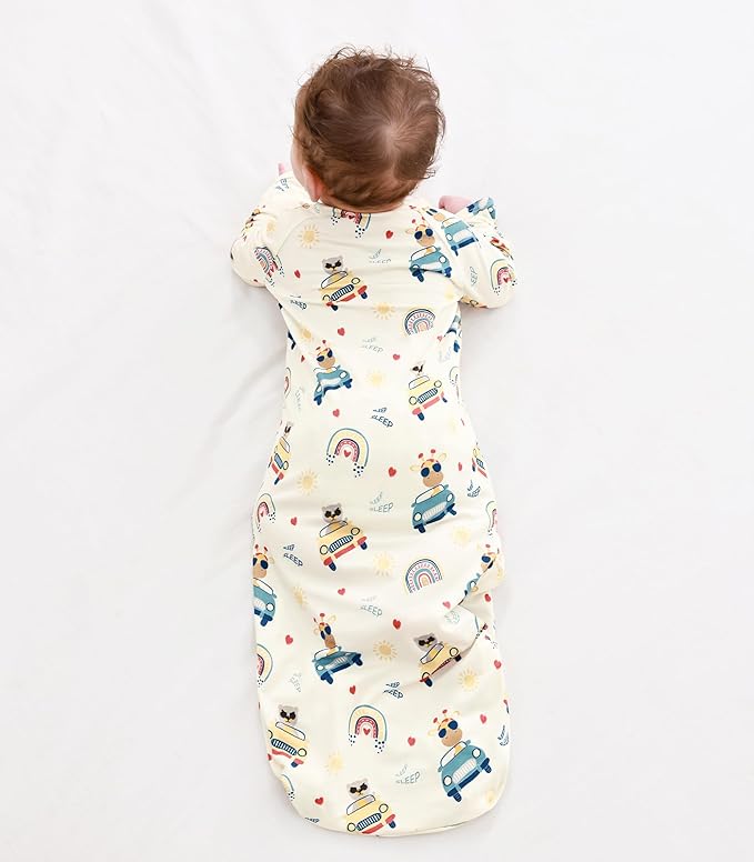 Baby Nightgowns Sleeper Gown Newborn Long Sleeve Pajama Gowns Unisex Viscose from Bamboo Infant Sleepwear