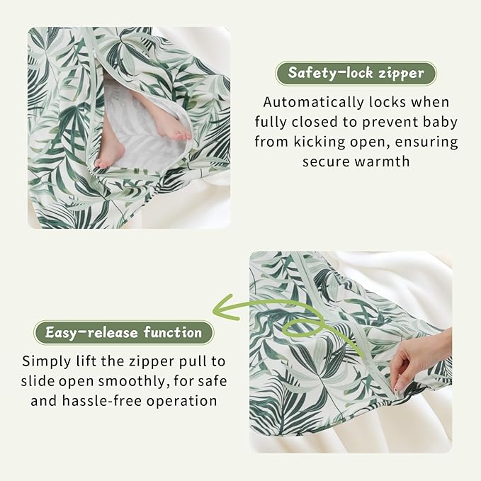 3 Pack Baby Sleep Sack 18-24 Months 100% Cotton TOG 0.5 Baby Sleeping Bag 2-Way Zipper Toddler Wearable Blankets Comfy Stretchy Summer Sleep Sacks