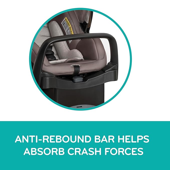 Evenflo Pivot Modular Travel System with LiteMax Infant Car Seat (Dusty Rose Pink)