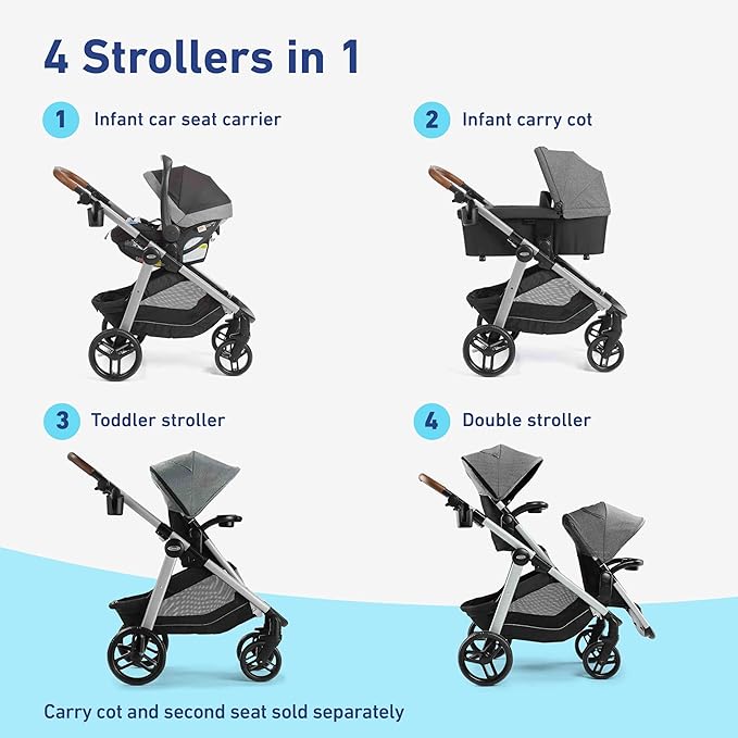 Graco Modes Nest2Grow DLX Travel System, Riordan