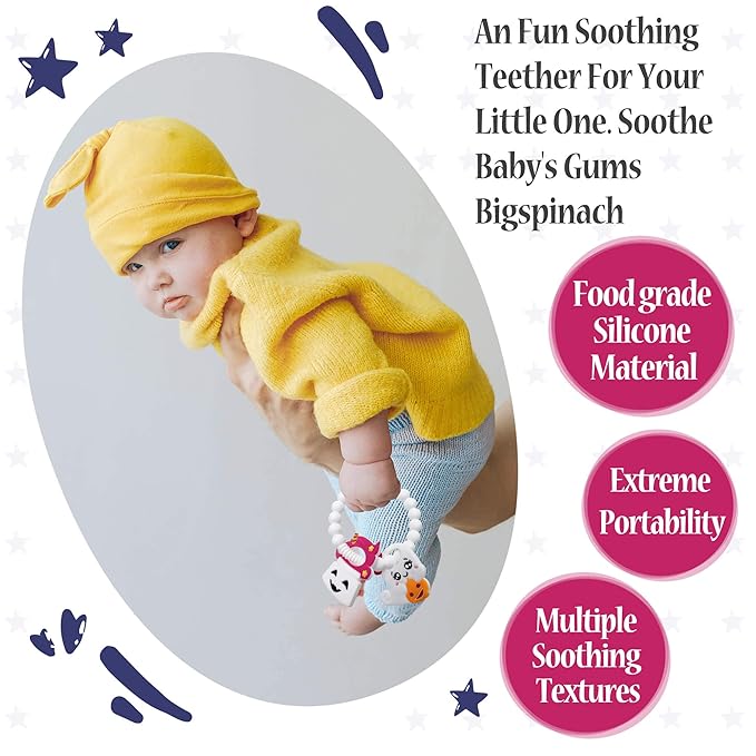 Ghost Teether and Cute Ghouls Ring Teether Halloween Activities for Toddlers, Preschoolers & Older Kids