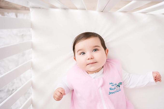 Magic Sleepsuit Baby Merlin's Cotton Baby Swaddle Transition Product - Soft and Cozy Design, Double Zipper for Easy Diaper Changes, Promotes Safe Sleep, 3-6 Months - Blue - Small 12-18lbs