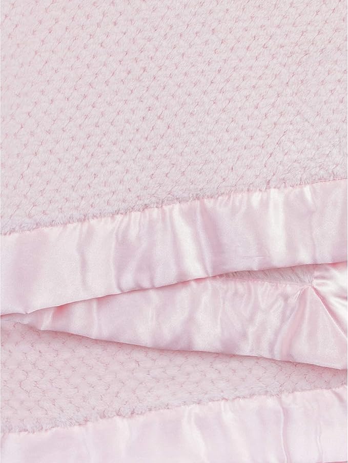 Little Giraffe Honeycomb Baby Blanket 29" x 35", Pink