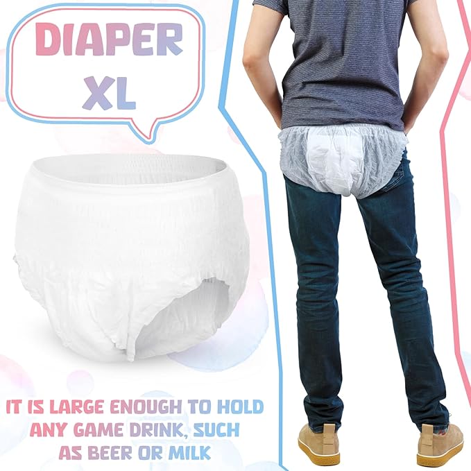 Hushee 12 Sets Funny Plastic Bottle Chug Baby Shower Games Diaper Baby Shower Game Gender Reveal Race Gifts Decoration for Adults Boys Girls (Colorful)