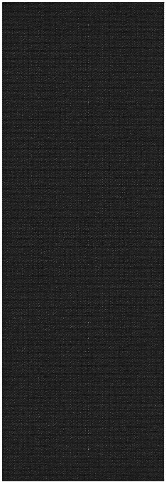 KOZYFLY Runners for Hallways 3x10 ft Washable Kitchen Runner Non Slip Rubber Backed Hallway Rugs Cotton Entryway Runner Rug Floor Carpet for Indoor Hall, Backdoor, Kitchen, Black/Dark Grey