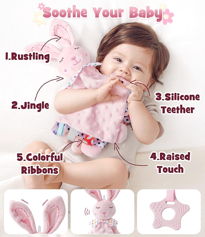 Golray Baby Shower Gifts for Girls, Baby Girl Gifts Baskets with Rattle, Blanket/Onesies Set, New Born Essential Stuff, Gender Reveal Ideas Infant New Born Baby Girls Gift Basket