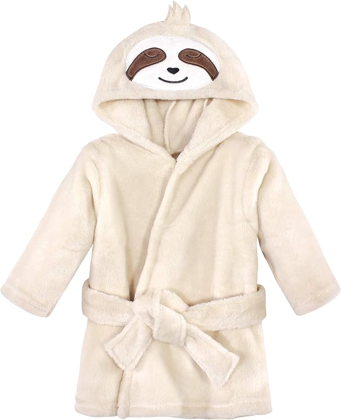Hudson Baby Unisex Baby Plush Animal Face Bathrobe