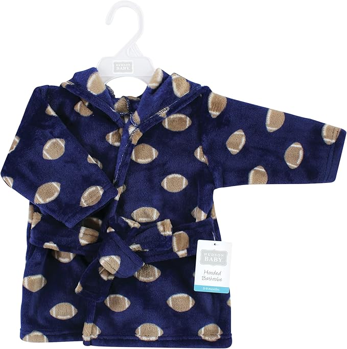 Hudson Baby Unisex Baby Plush Animal Face Bathrobe