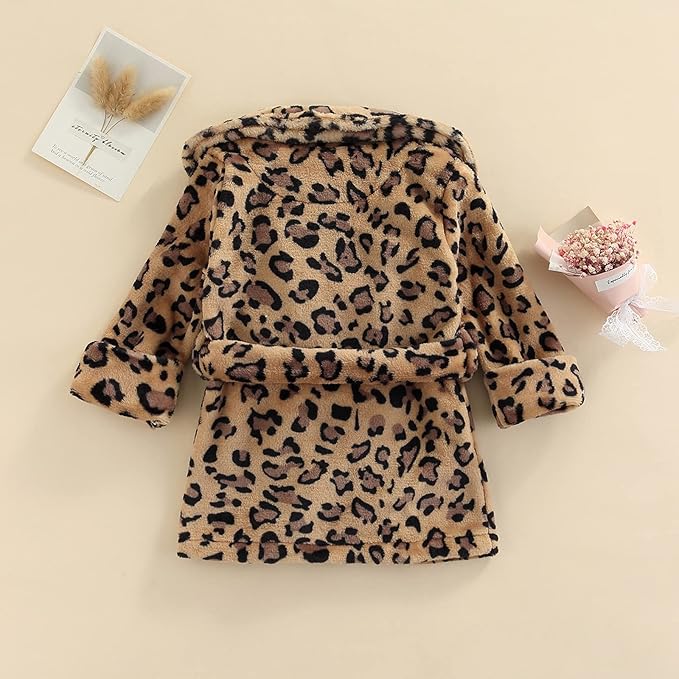 Qiylii Unisex Baby Plush Bathrobe Plain Kimono Gown Newborn Toddler Girls Boys Towel Robe Nightwear Clothes