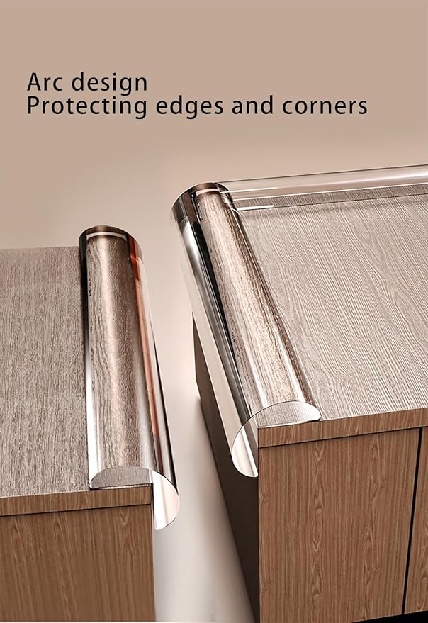 Edge Protector Strip, Corner Protector Baby,Corner Protectors for Furniture with3M Adhesiveft,Crib Rail Covers for Teething Safe for Table, Fireplace (0.8x0.8 in Width 13.1 ft Length)