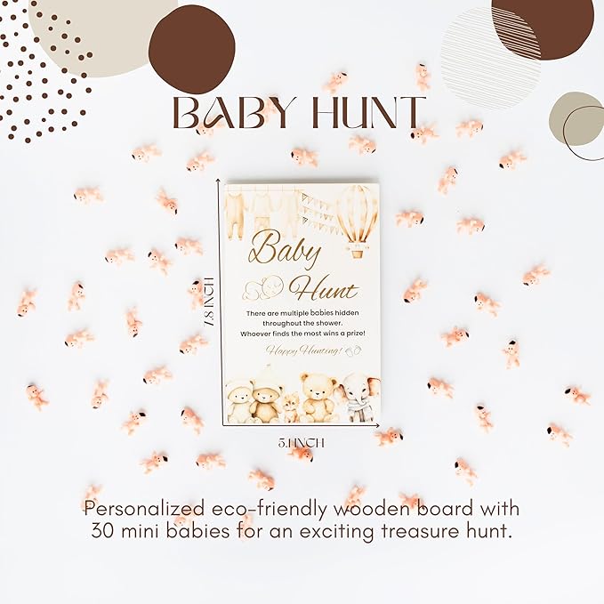 Baby Shower Games - 10 Hilarious Games for 25 Guests | Includes Mini Hunt, Mommy Belly Measure, Card Games, Charades, Pin The Pacifier, and More!