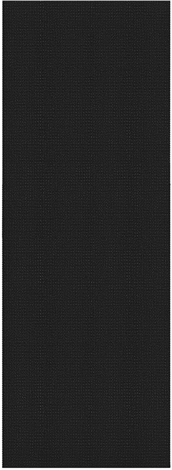 KOZYFLY Runners for Hallways 3x8 ft Washable Kitchen Runner Non Slip Rubber Backed Hall Runners Cotton Entryway Runner Rugs Floor Carpet for Indoor Backdoor Bedroom Kitchen, Black/Dark Grey