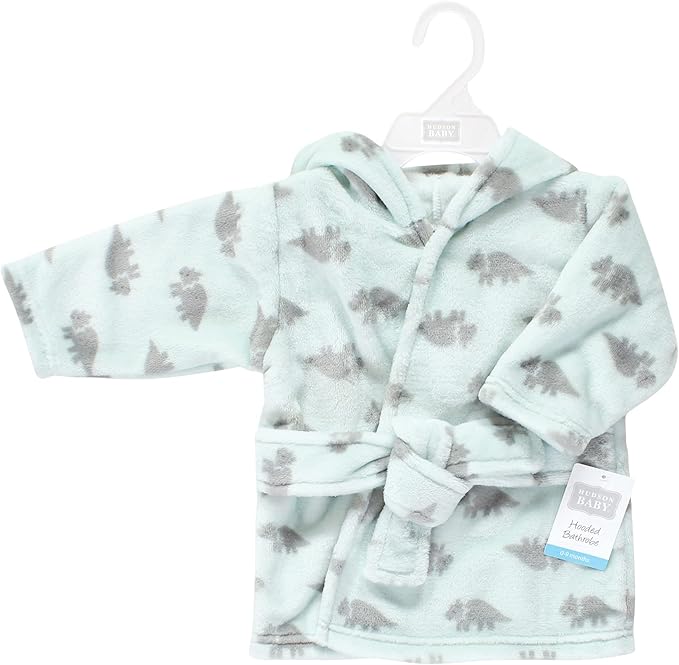 Hudson Baby Unisex Baby Plush Animal Face Bathrobe