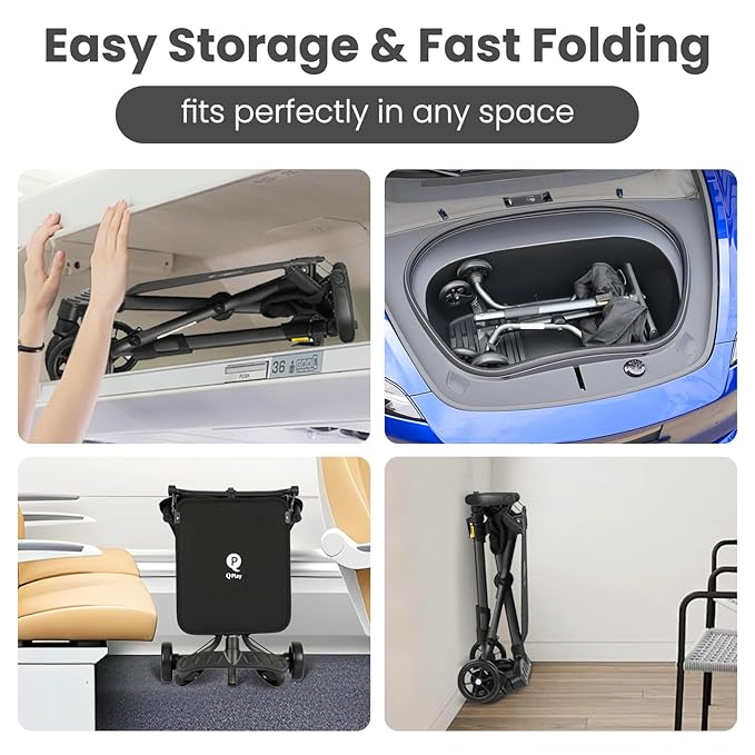 Ultra Lightweight Travel Stroller for Baby Aged 6-36 Months, Small Compact Folding Stroller with Backpack & Sun Visor for Kids Ages 1 to 3 Years Old - Fits Airplane Easy Carry and Storage