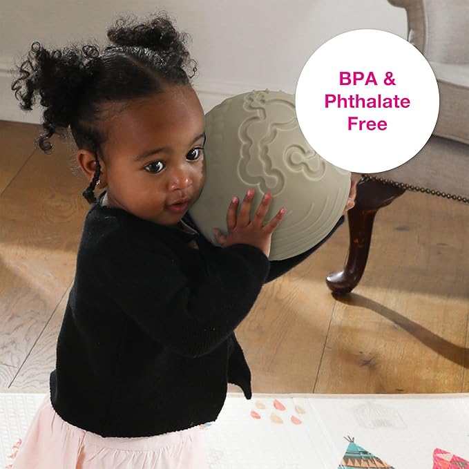 Edushape Texture-iffic Sensory Ball for Baby - 7" Baby Ball for Kids with 8 Sections of Different Tactile Patterns