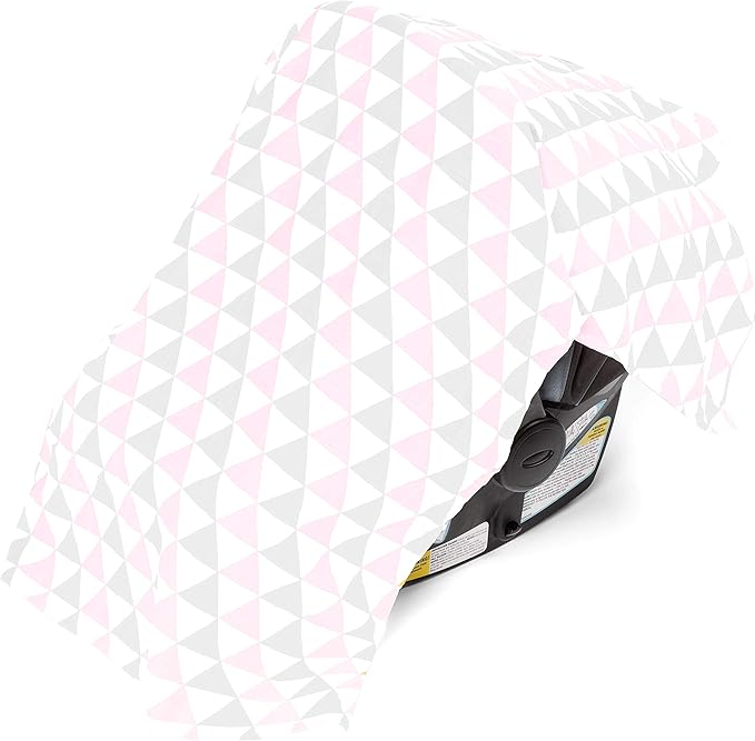 Muslin Swaddle Blankets – Soft Pure Cotton Muslin Blankets – 4 Pack of Breathable Swaddle Blankets – Unisex Baby Swaddle Blanket in Pink Designs – Multi Use Muslin Blankets – 47 x 47 inches
