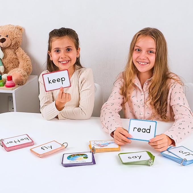250 Sight Words Flash Cards for Kindergarten with Pictures, Dolch Sight Words Pre-K for Toddlers 3 4 5 6 7 8 Years, High Frequency Words Reading Cards for Kids Ages 4-8, Preschool - Simply Magic