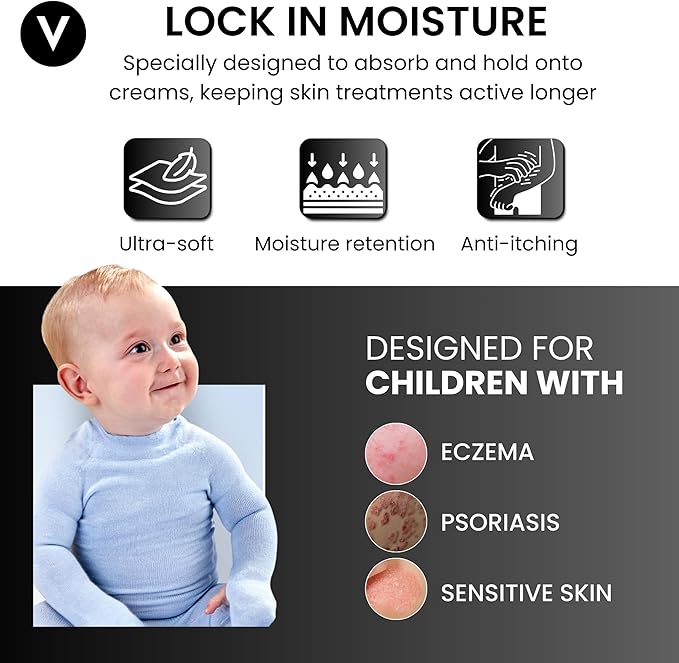 Viskin Baby Seamless Tops with Cooling Viscose Fibre - Gentle Under Layer Tops for Boys and Girls - Skin Comfort - 1-2 Years