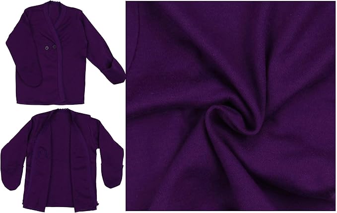 ToBeInStyle Babies' 4 Pack Relaxed Fit Short or Long Sleeve Button Up Kimono Tee Swaddle Shirt