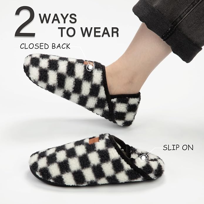 ATHMILE House Slippers for Women Men Indoor Barefoot Slippers Socks Furry Slip on House Shoes Cozy Comfy for Home Bedroom Travel Yoga